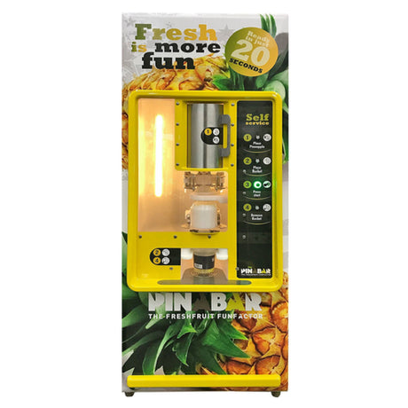 Juicernet by Mulligan Associates PINABAR Pinabar USA Pineapple Coring Machine Electric Self-service