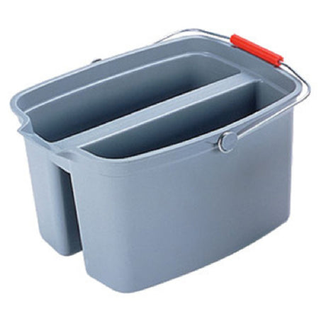 Rubbermaid FG262888GRAY - Double Pail, 19 Quart, 18"W X 14-1/2"D X 10"H