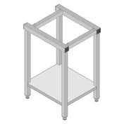 Lainox OSR85 Stainless Steel Floor Stand With Adjustable Feet And Low Shelf