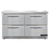 Continental Refrigerator SW48N-FB-D Work Top Refrigerator Front Breather 48" W