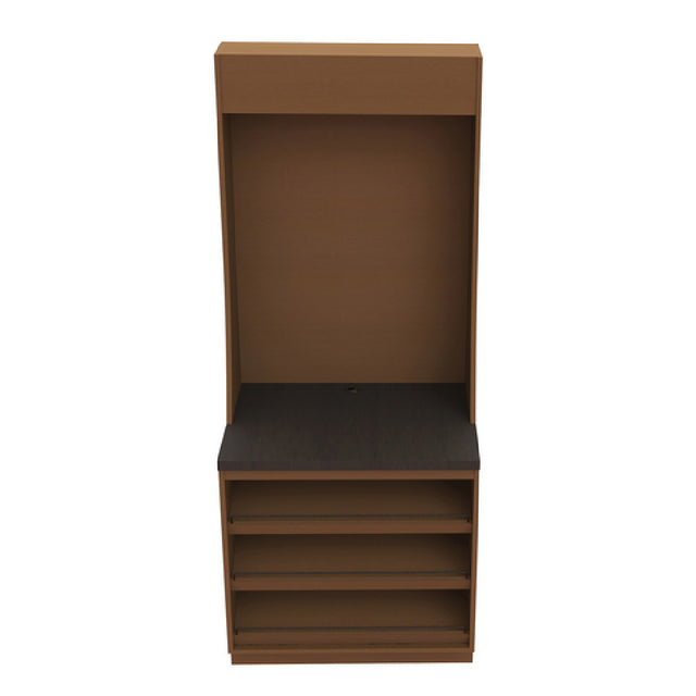 Hubert 11906 - Expressly Hubert® Micro Market Module W/Shelving - 36"W X 26 3/4"D X 88"H