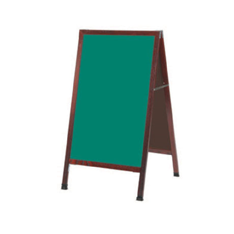 Aarco MA-1SG Sidewalk Chalkboard 24"W X 42"H Green Porcelain Board