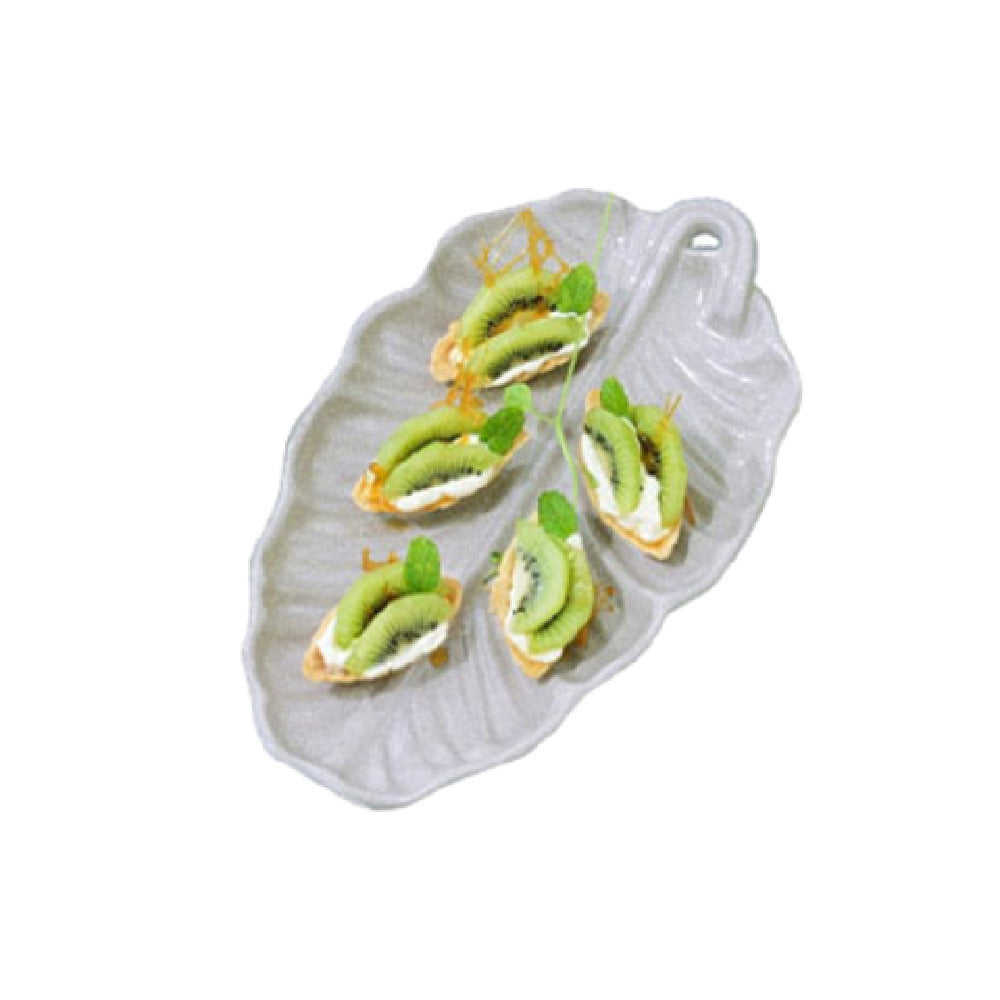 Bon Chef 9801 Serving Platter 6-3/4" X 12" Leaf Design