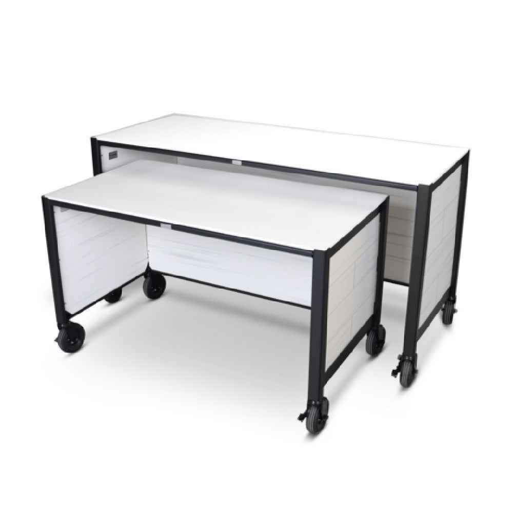 Forbes Industries 3740 - Mirage Outdoor Nesting Table Set, (2) Tables, (1) Large