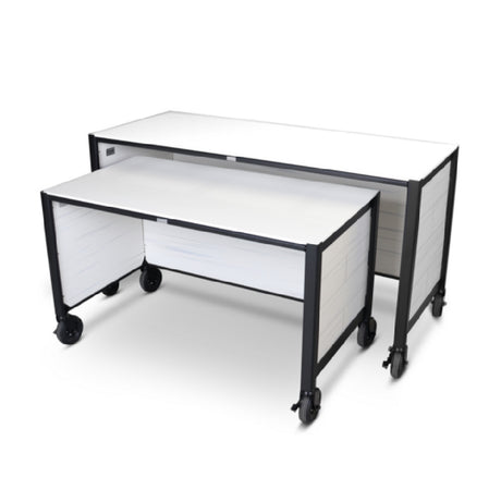 Forbes Industries 3740 - Mirage Outdoor Nesting Table Set, (2) Tables, (1) Large