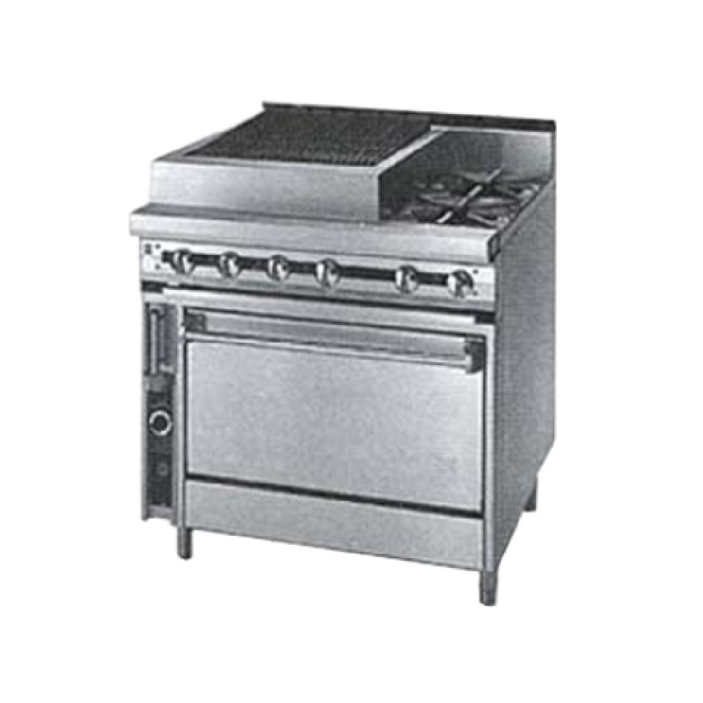 Jade Range JTRH-24B-12WT36C Titan™ Heavy Duty Range Gas 36"