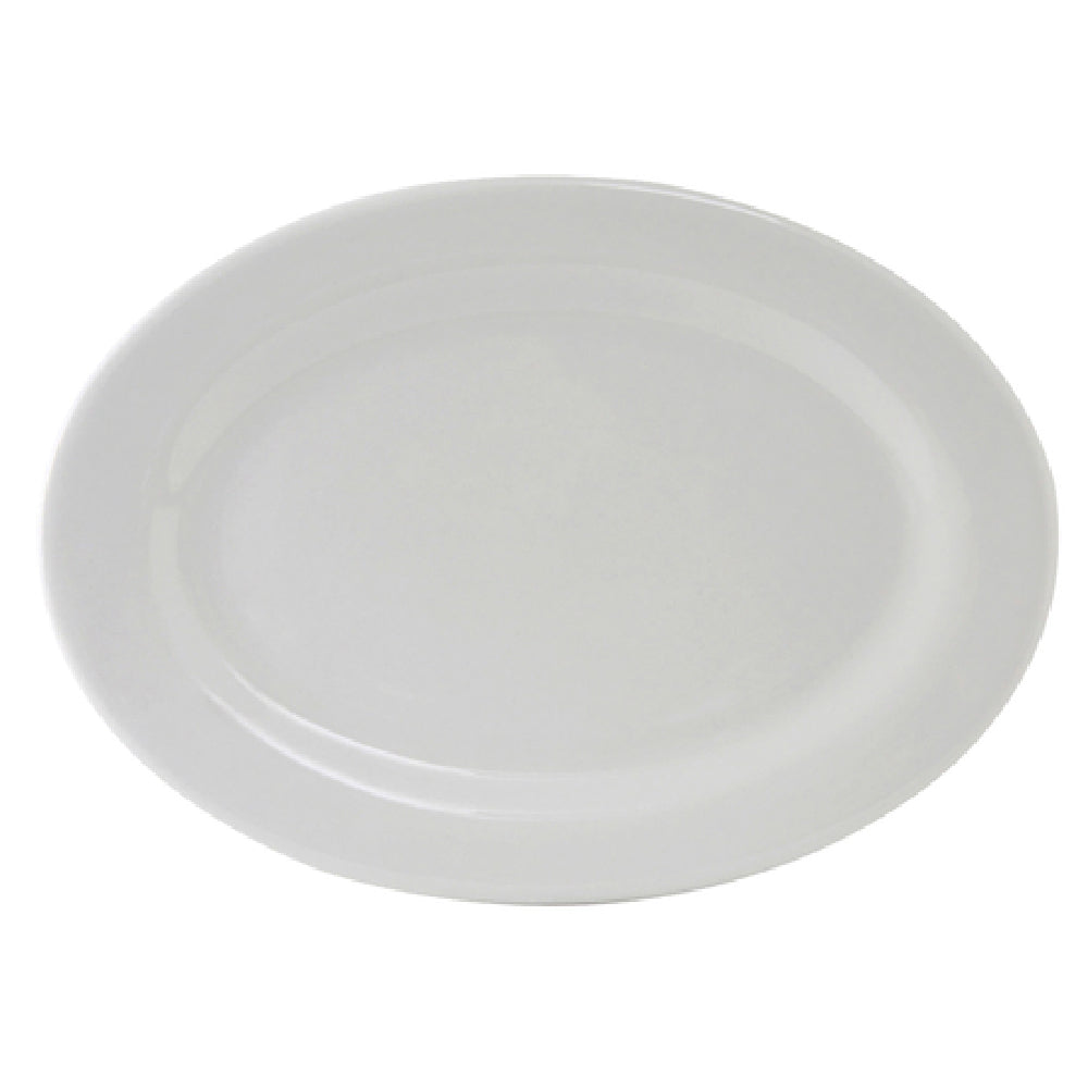 Tuxton ALH-136 Platter 13-3/4" X 10" Oval