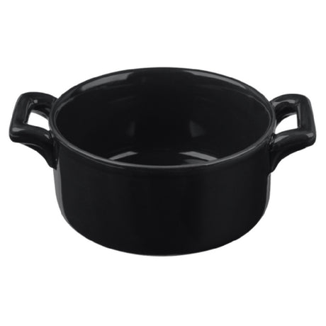 Bon Chef 16000008P-B - Cocottes, 5 Oz. Round Without Lid, Black (case Pack 36)
