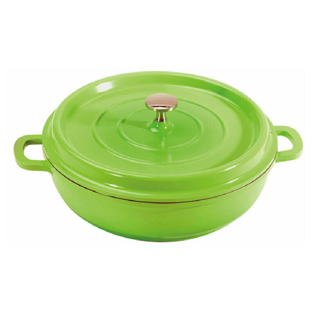 GET Enterprises CA-005-G/BK Heiss™ Braiser Pan 3 Qt. (3-1/2 Qt. Rim Full) 10-1/4" Dia. X 2-7/8"H