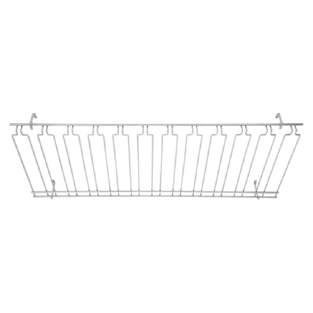 Winco GHC-1848 Overhead Glass Rack 18" X 48" X 4" (11) Channels