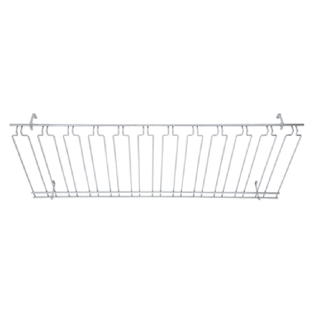 Winco GHC-1848 Overhead Glass Rack 18" X 48" X 4" (11) Channels