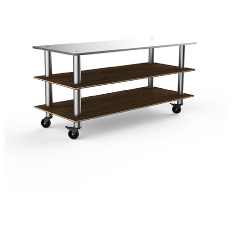 Steelite MGCMLA05WSXW Mogogo Buffet Solutions Modular Pro Station 3-tier 71" X 29-1/2" X 33"H