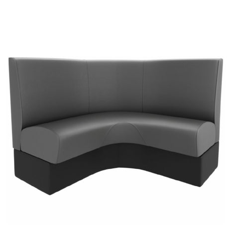 QA Group QAB-CAS-CNR-PLN Cascade Collection Banquette Booth 1/4 Circle Length To Be Specified