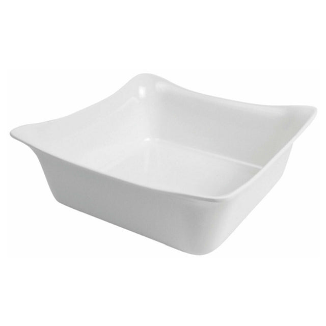 Bauscher Hepp T3324 - Fleur Collection Deli Crock, 2-5/8 Qt., 9-1/2"L X 9-1/2"W X 3-1/2"H