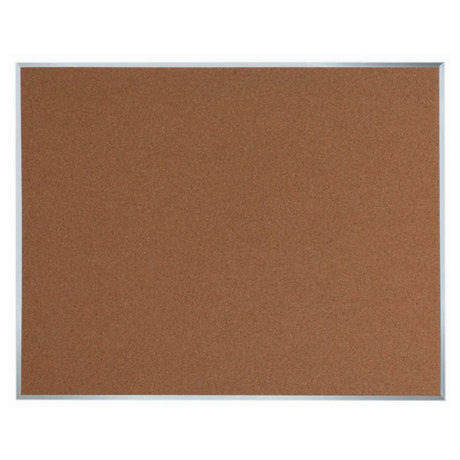 Aarco DB4860 Bulletin Board 60"W X 48"H Natural Pebble Grain Cork