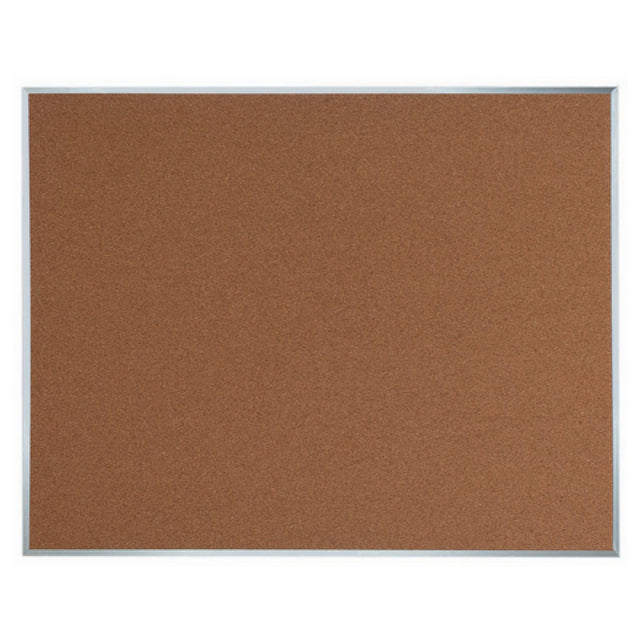 Aarco DB4860 Bulletin Board 60"W X 48"H Natural Pebble Grain Cork