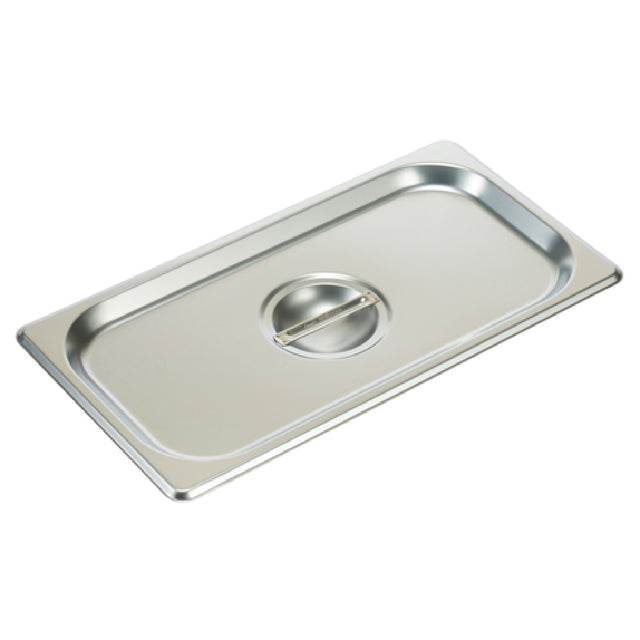 Winco SPSCT Steam Table Pan Cover 1/3 Size Solid