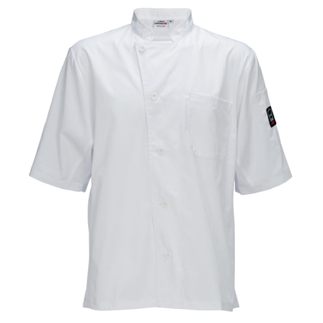 Winco UNF-9WL Broadway Ventilated Shirt Tapered Fit With Chest Pocket And Thermometer Pocket On Sleeve