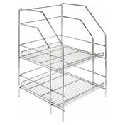 Hubert 41253 - Boxed Cereal Holder, 2-tier, 14"L X 13-1/4"W X 19-13/16"H
