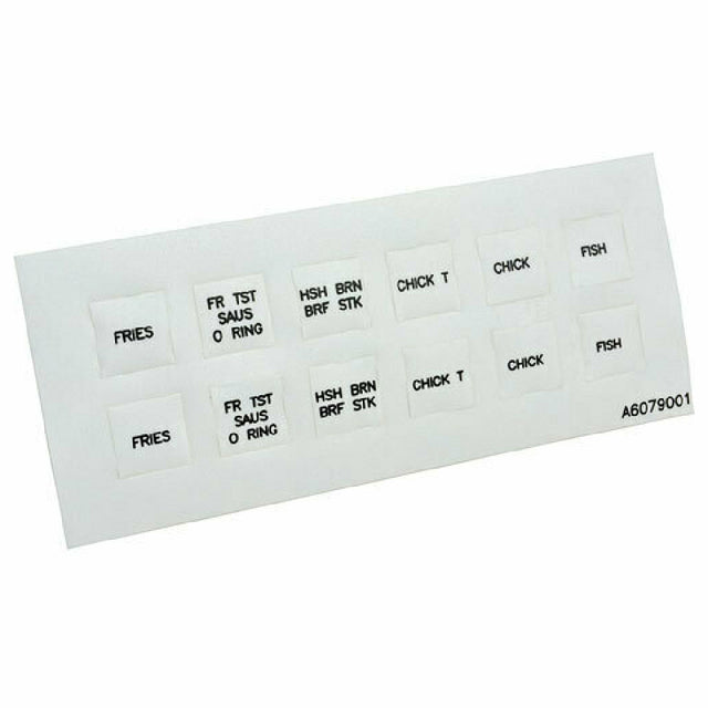 Franklin Machine Products 175-1212 Overlay Decal Label 6"W X 2-1/2"H