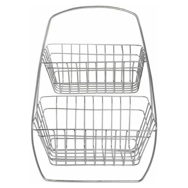 Hubert 39083 - Fruit Holder, 2-tier, 10-9/10"L X 12-3/8"W X 18-3/16"H