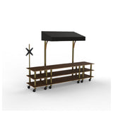 Steelite MGCMLA12WBBW Mogogo Modular Interactive Station Unique Brown