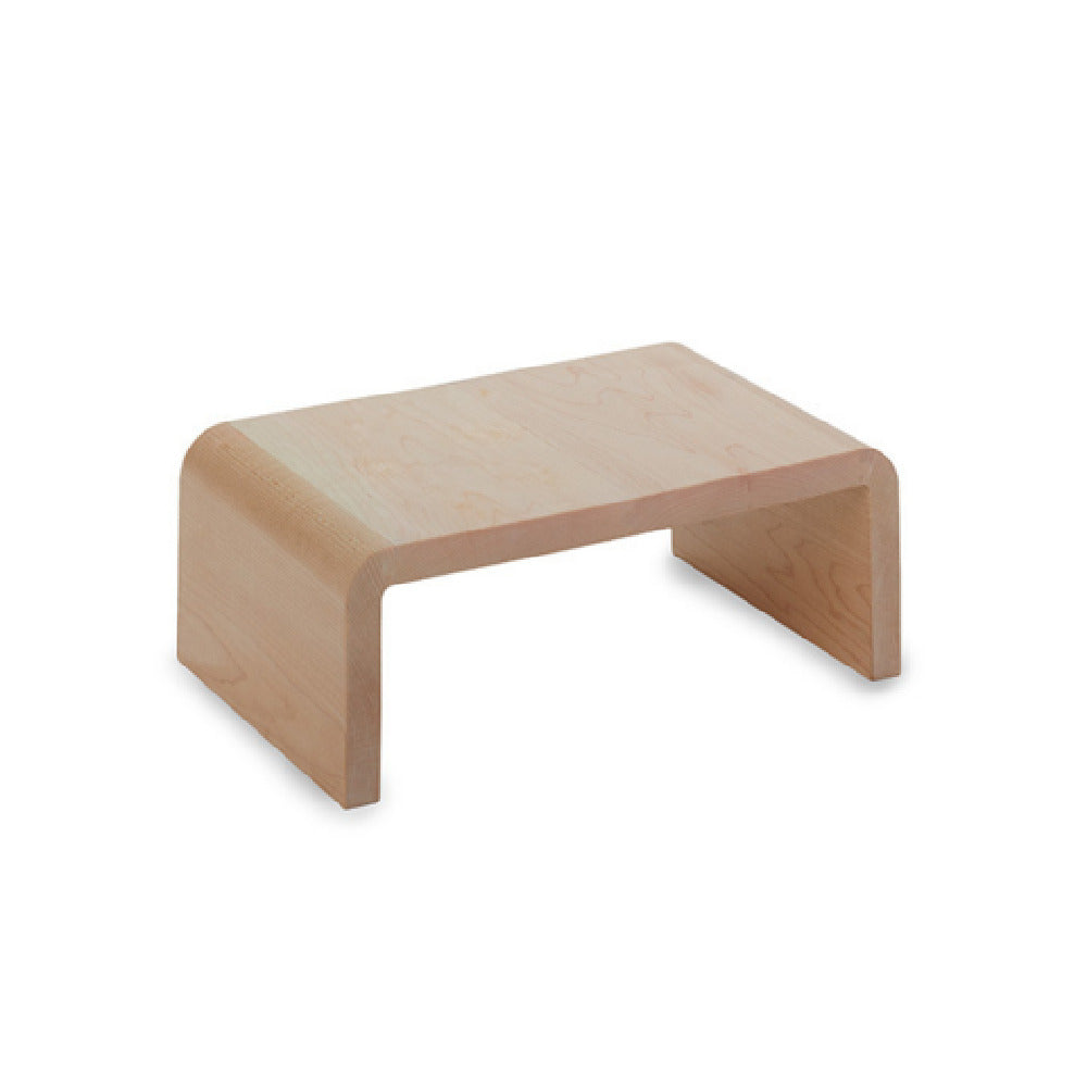 American Metalcraft LMR5 - Riser, 8"W X 10-1/2"D X 4-5/8"H, Maple Wood