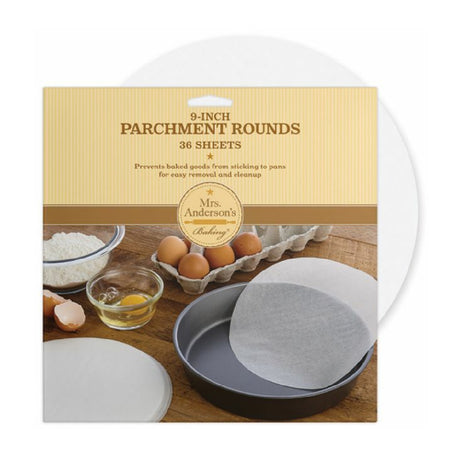 Harold Import Co. 22093 Mrs. Anderson Parchment Paper Cake Rounds Non-stick Disposable