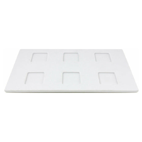 Elite Global Solutions JW6TB-W Ramekin Base Plate 11"L X 6-1/2"W X 5/8"H Rectangular