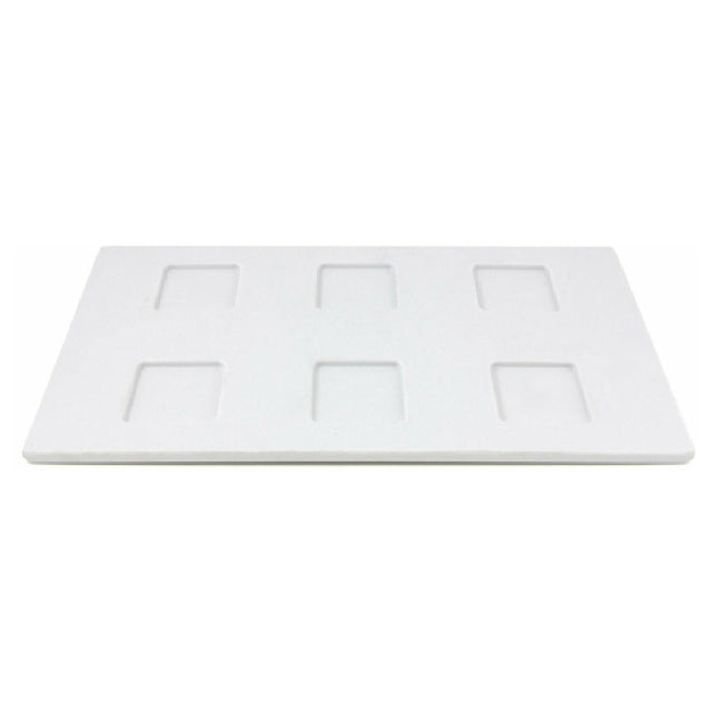 Elite Global Solutions JW6TB-W Ramekin Base Plate 11"L X 6-1/2"W X 5/8"H Rectangular