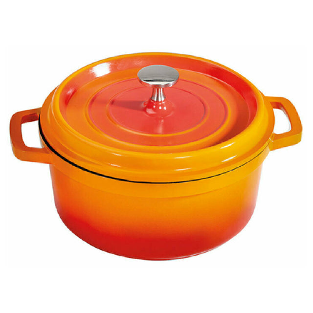 GET Enterprises CA-013-O/BK/CC Heiss™ Induction Dutch Oven 3/4 Qt. (15/16 Qt. Rim Full)