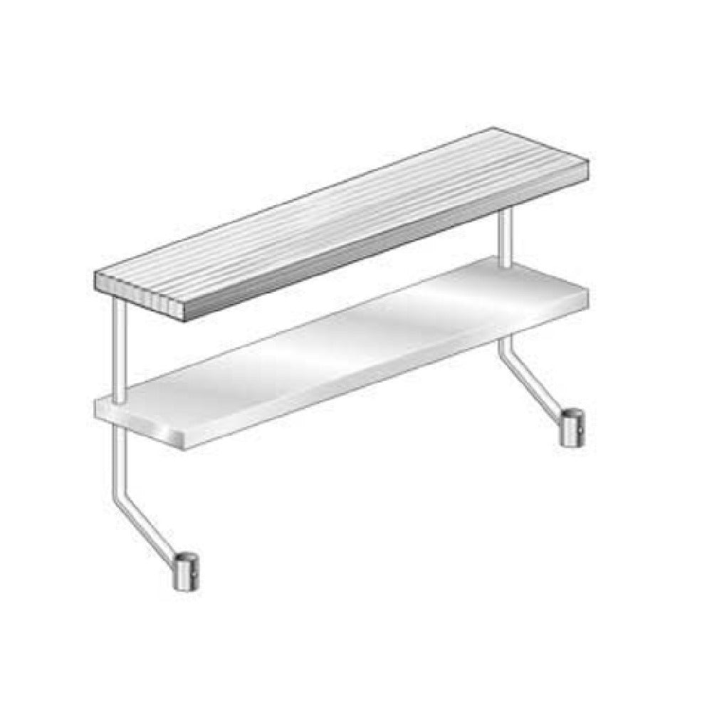 AERO Manufacturing APS-824 Plate Shelf 24"W X 8"D 18/430 Stainless Steel