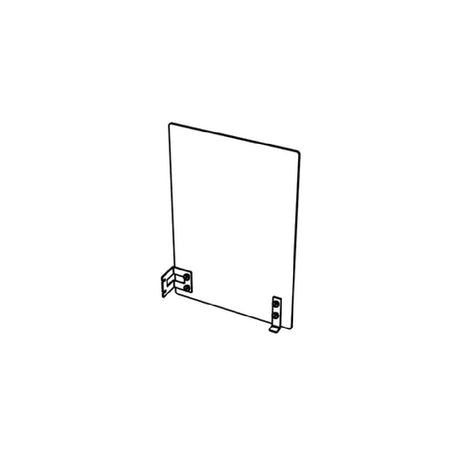 Bauscher Hepp VE-66057 - Venta® Sneeze Guard, Vertical Protection Shield, Made Of Acrylic Glass 5 Mm (transparent)