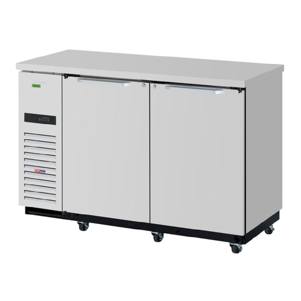 Turbo Air TBB-2SSD-N6 Super Deluxe Back Bar Cooler Two-section (2) Solid Doors