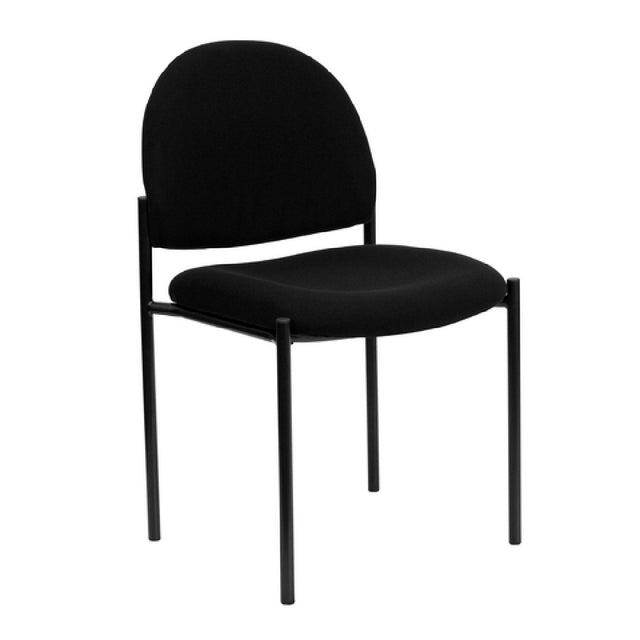 Flash Furniture BT-515-1-BK-GG Stacking Side Reception Chair 250 Lb. Weight Capacity