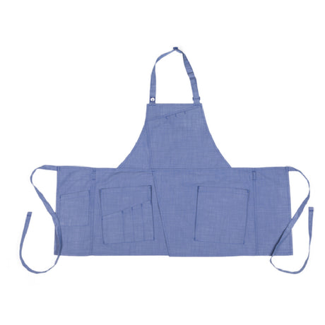 Chef Works ABN02W-FRB-0 Medford Petite Bib Apron 30-1/2"L X 38"W Adjustable Neck Buckle