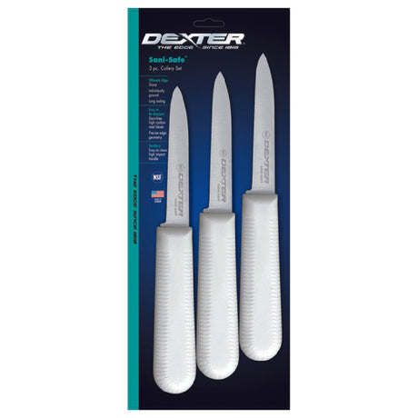Dexter Russell 15383 Sani-Safe® (S104-3PCP) Cook's Style Paring Knife 3-1/4" Stain-free