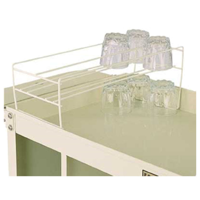 Forbes Industries 2331-B Glass Rack Vinyl Dipped Fits Front To Back