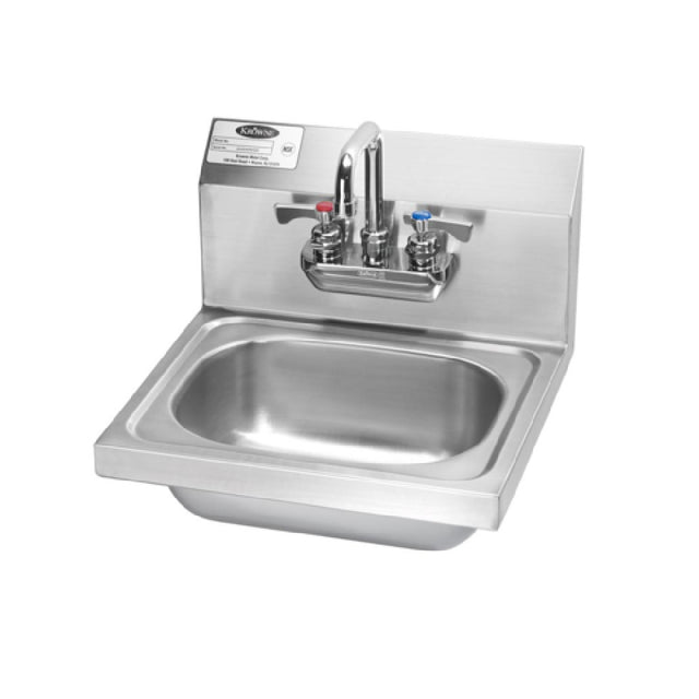 Krowne HS-22 Hand Sink Wall Mount 17-1/4"W X 15-1/4"D X 13"H OA