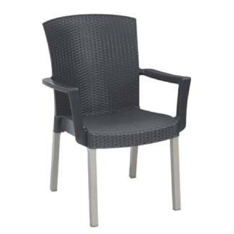 Grosfillex US903002 Havana Classic Stacking Armchair Designed For Outdoor Use