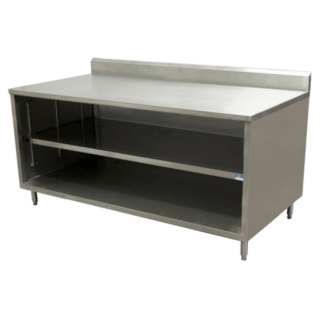 BK Resources CSTR5-3072 Chef Table Cabinet Base With Open Front 72"W X 30"D X 39-3/4"H Overall Size