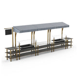 Steelite MGCMLA08GBWF Market Station Mixed Materials (minimum = Case Quantity 1 Per Case) (repack Item)