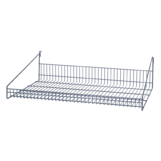 Quantum SG-LS1830GY Store Grid Shelf 30"W X 18"D X 7-1/2"H With Retaining Front Edge