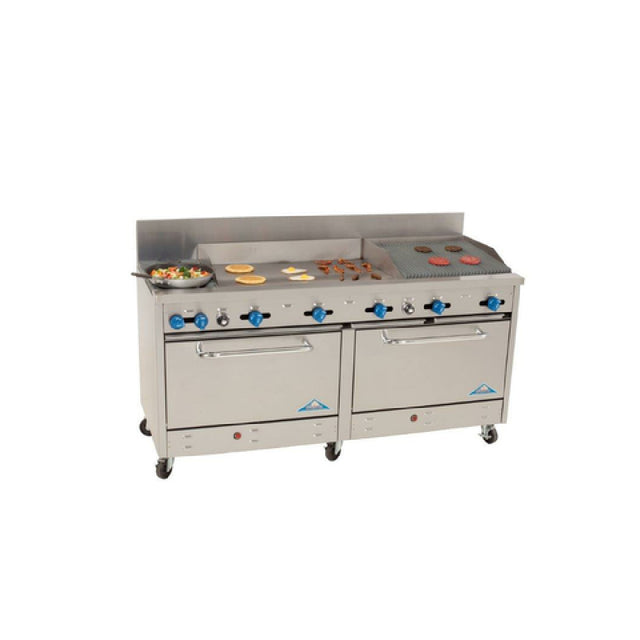 Comstock-Castle 2F330-36-2RB Range Gas 72" Wide