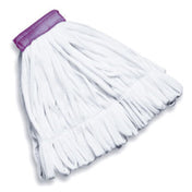 Rubbermaid FGT25500WH00 - Rough Wet Mop Head, Medium, Fleece Cotton/polyester Blend