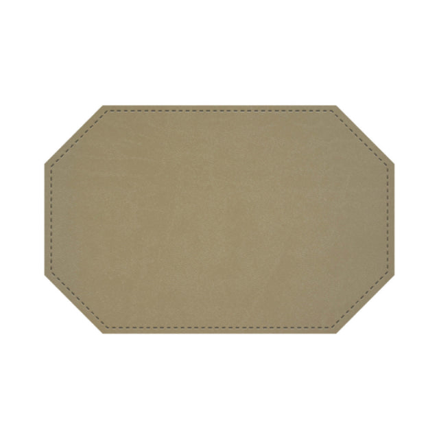 Risch TABLEMATOCT-EVERGREEN 17X11 Evergreen Bio-friendly Faux-leather Table Mat (specify Color)