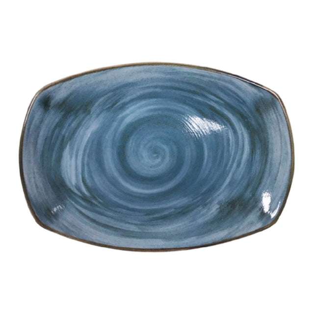 GET Enterprises PP1604727906 Platter 13.75"L X 9.66"W Porcelain