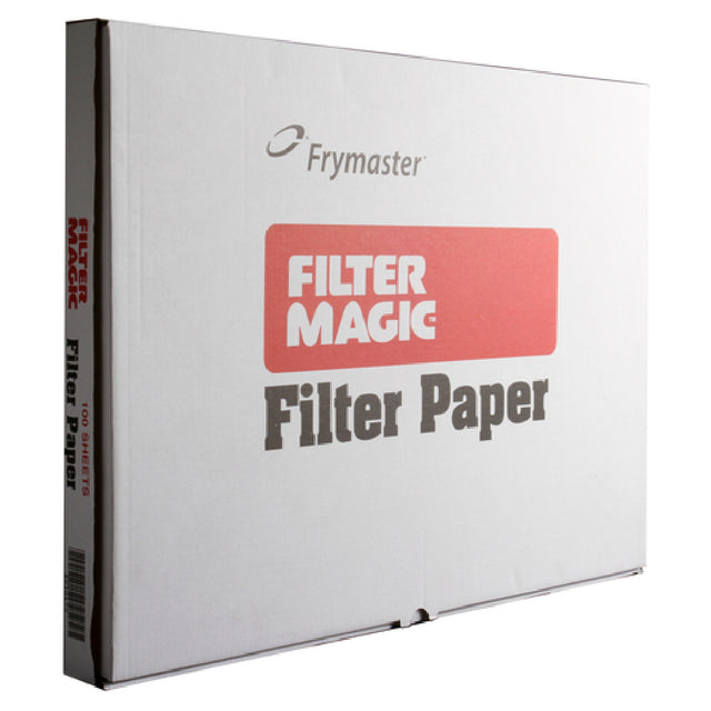 Frymaster 8030170 Frymaster®/Dean® Filter Paper 19-1/2" X 27-1/2" Box Of 100 Sheets