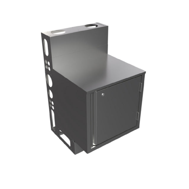 BK Resources UBC-DW-21-F24HL Top Shelf Underbar Cabinet Flat Top 24"x21"