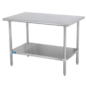 Sapphire Manufacturing SMT-1424G Work Table 24"W X 14"D 18/400 Stainless Steel Reinforced Top